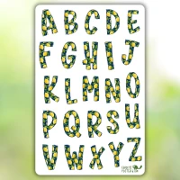 Sticker sheet #292: Lemon Alphabet