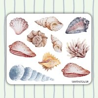 Sticker sheet #289: Seashell