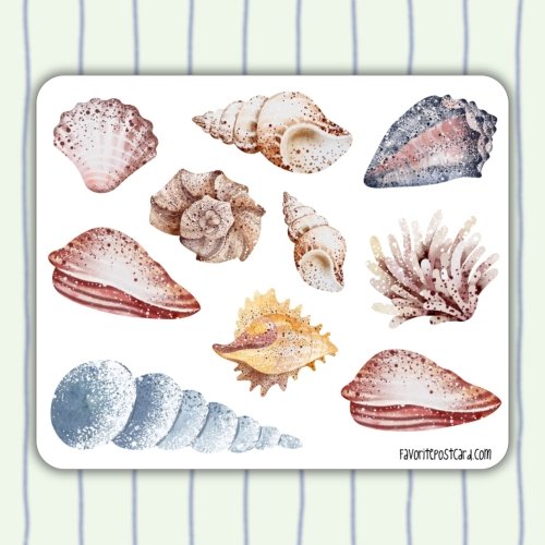 Sticker sheet #289: Seashell