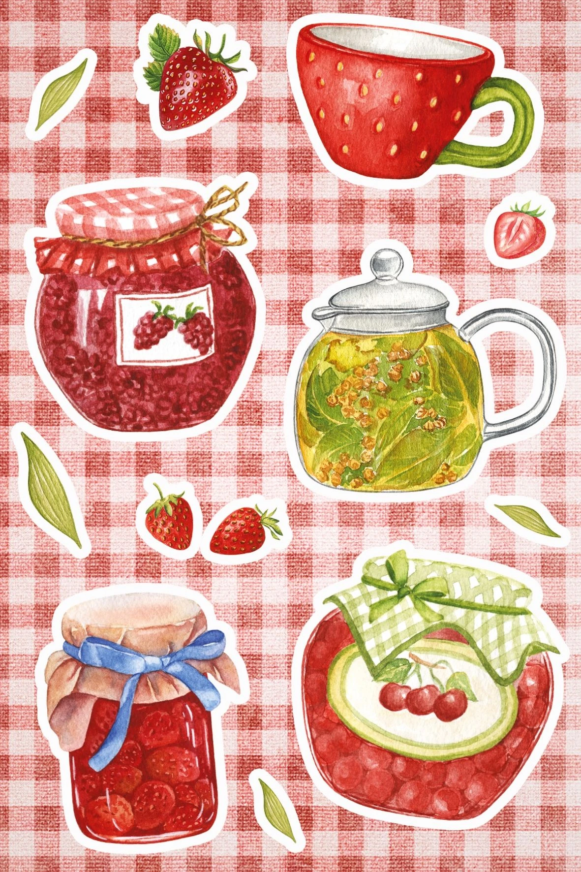 Postcard #2385 | Jam Jars and Tea