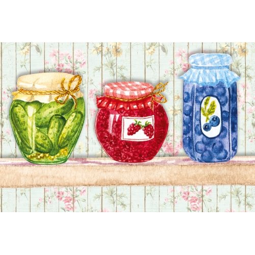 Postcard #2387 | Colorful Jars