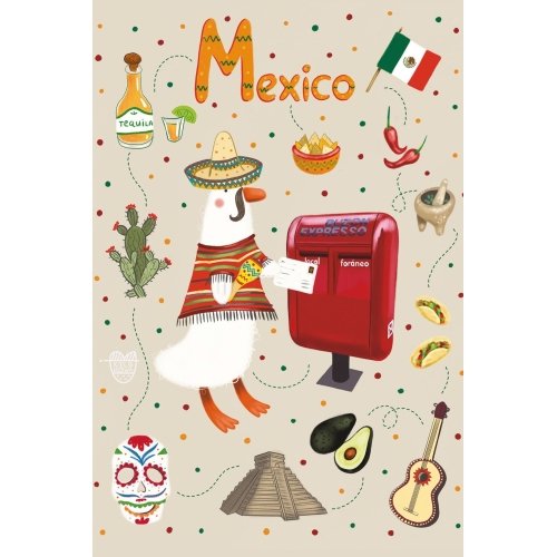 Postcard #2393 | Goose on Tour - Mexico