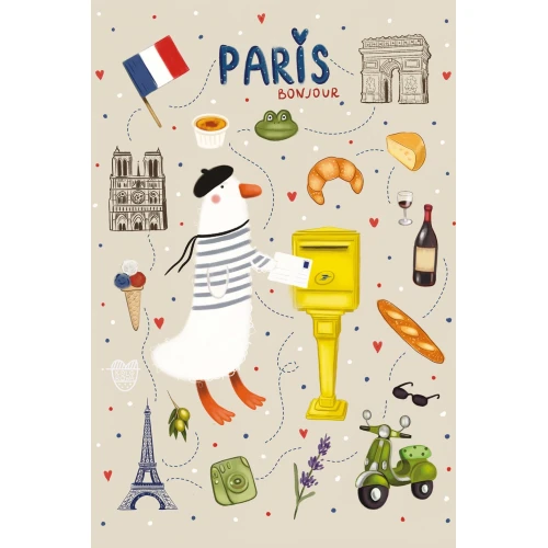 Postcard #2394 | Goose on Tour - Paris