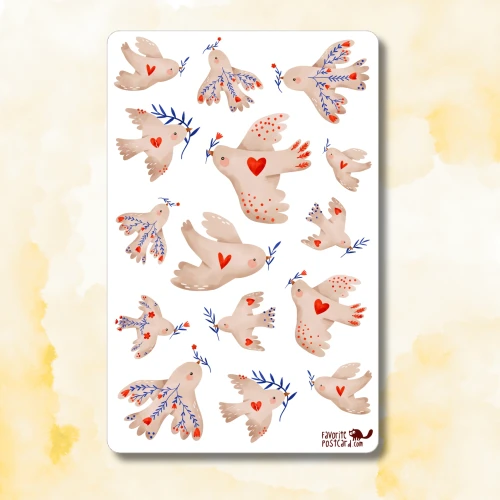 Sticker sheet #296: Carry Kindness