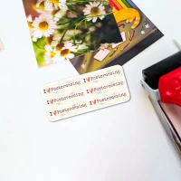 Sticker sheet #299: I love Postcrossing