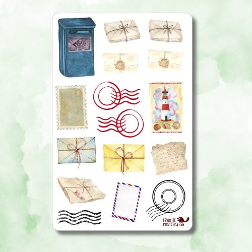 Sticker sheet #297: Mail Lovers
