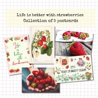 Strawberries | 5 Postcard Set