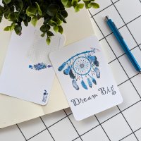 Textured Paper Postcard: Dream Big