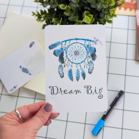 Textured Paper Postcard: Dream Big - Image 2