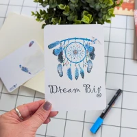 Textured Paper Postcard: Dream Big - Image 2