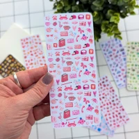 Tiny Postcard Stickers | Orange Things - Image 4