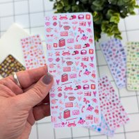 Tiny Postcard Stickers | Pink Things - Image 2