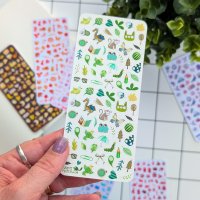 Tiny Postcard Stickers | Green Things - Image 5
