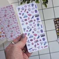 Tiny Postcard Stickers | Purple Things - Image 3