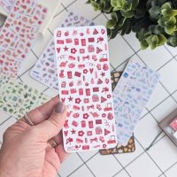 Tiny Postcard Stickers | Red Things - Image 3