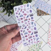 Tiny Postcard Stickers | Purple Things - Image 2