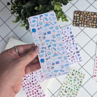 Tiny Postcard Stickers | Blue Things - Image 3
