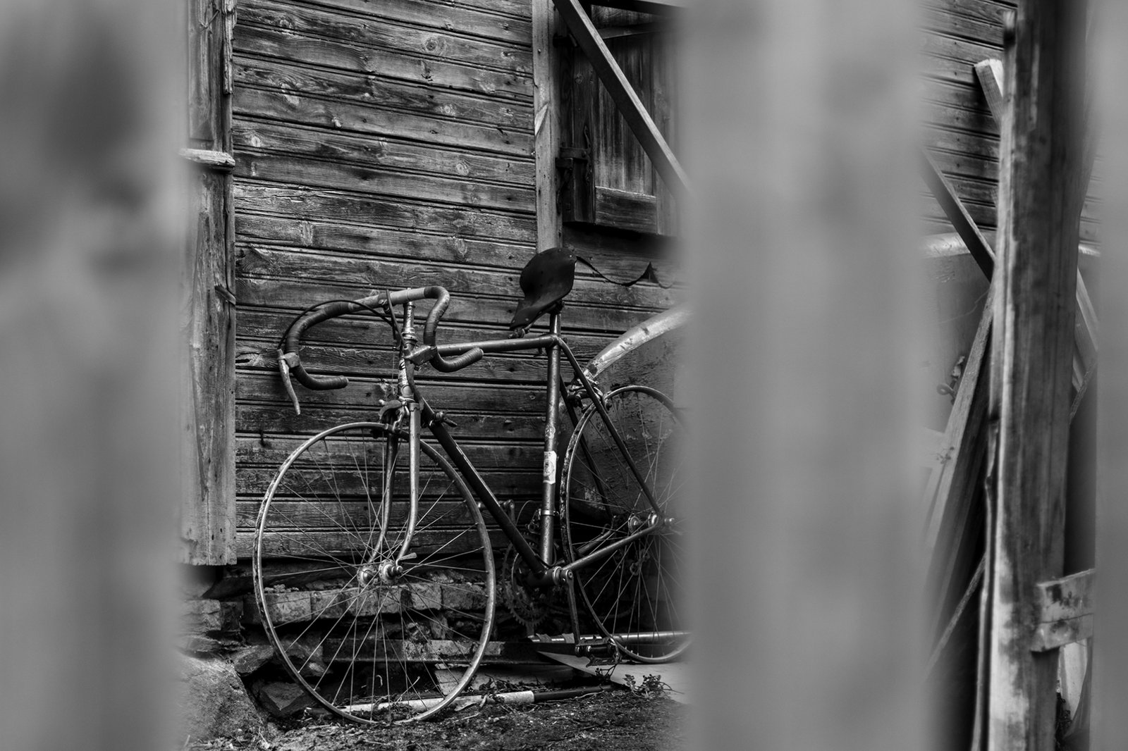 Postcard #2399 | Vintage Bicycle Black and White