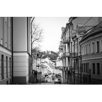 Postcard #2400 | Old Town Black and White
