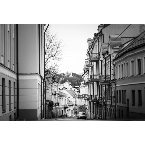 Postcard #2400 | Old Town Black and White