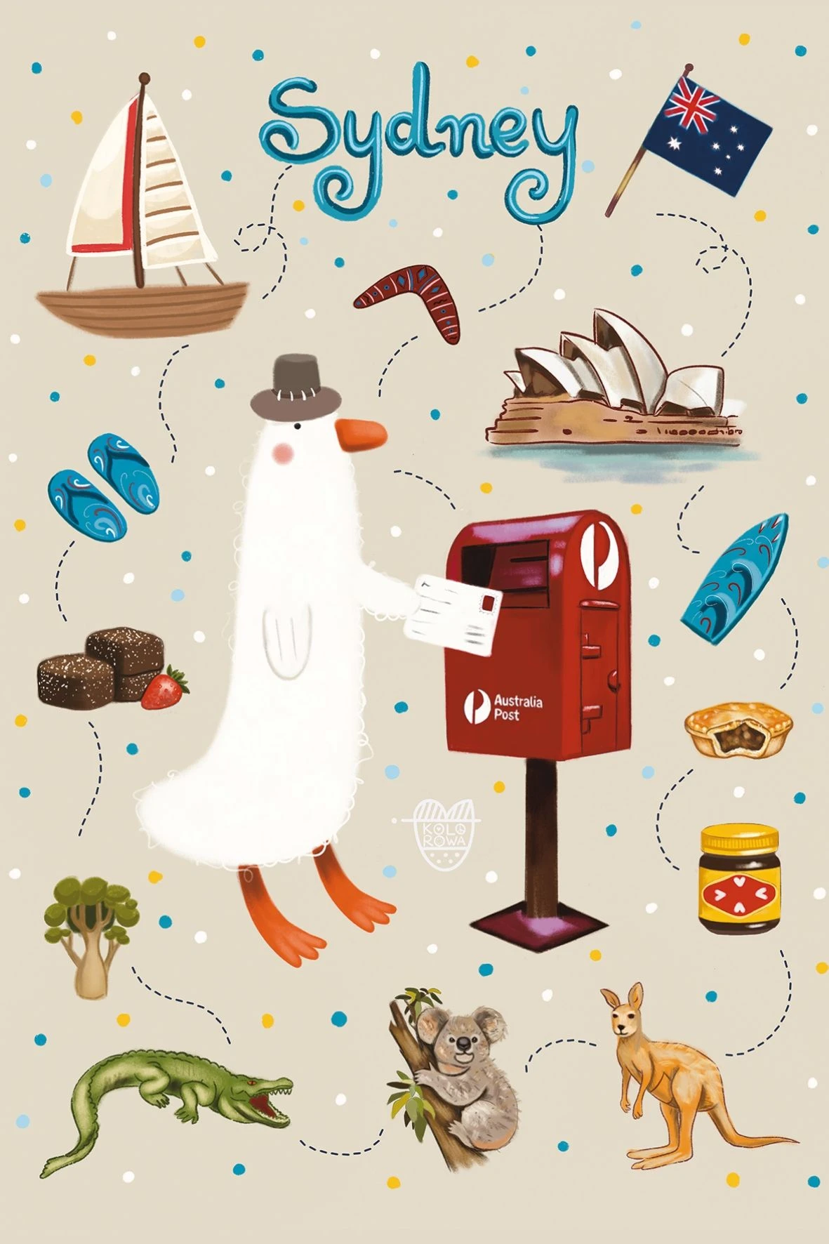 Postcard #2416 | Goose on Tour - Sydney