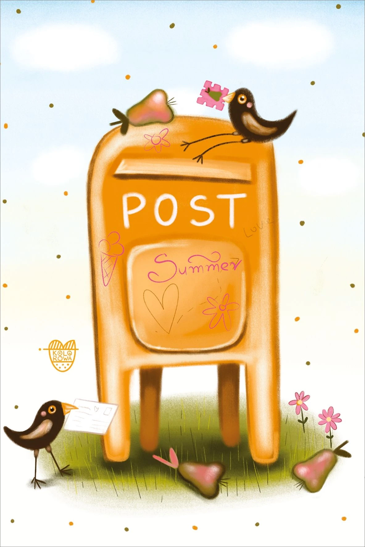 Postcard #2432 | Summer Postbox