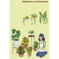 Postcard #2430 | Plant Lover