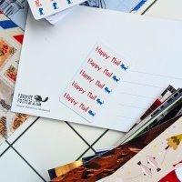 Sticker sheet #300: Happy Mail Labels