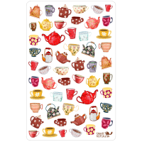 Tiny Postcard Stickers | Tea - Image 2