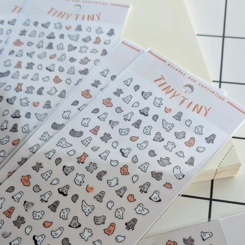 Tiny Postcard Stickers | Ghosts