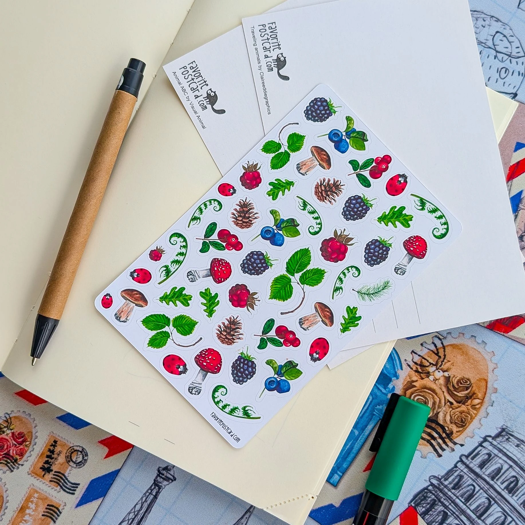 Sticker sheet: Forest Finds - Image 2