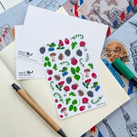 Sticker sheet: Forest Finds