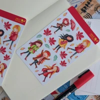 Sticker sheet: Autumn Girls - Image 2