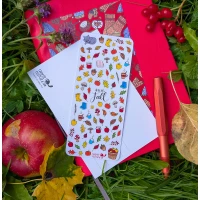 Tiny Postcard Stickers | Hello Fall - Image 3