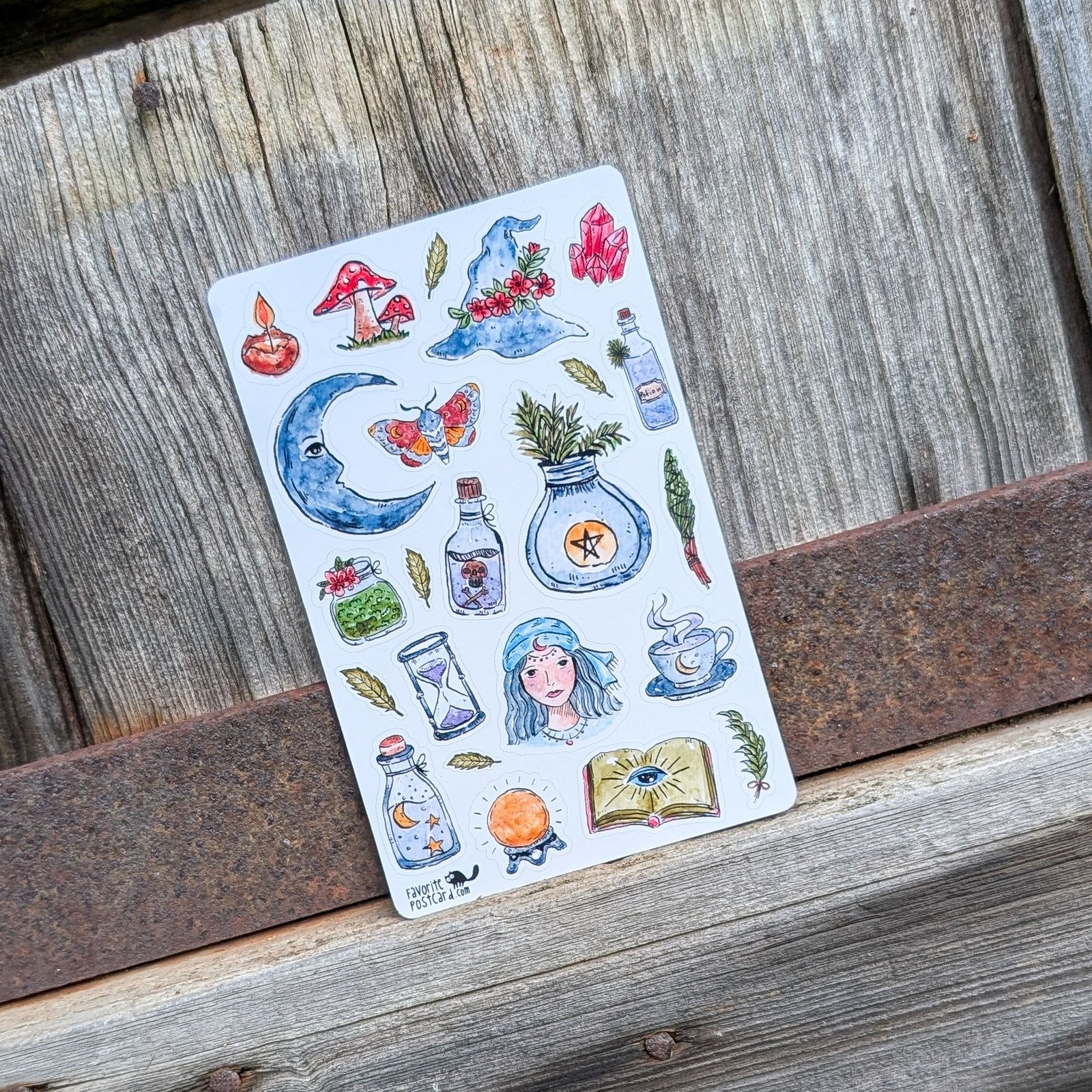 Sticker sheet: Moonlit Magic
