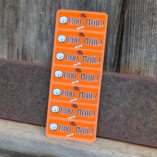 Sticker sheet: Boo Mail Label