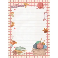 Cosy Autumn A5 Letter Writing Pad – 25 Sheets - Image 2
