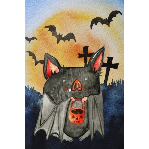 Postcard #2462: A Little Bat’s Night Out