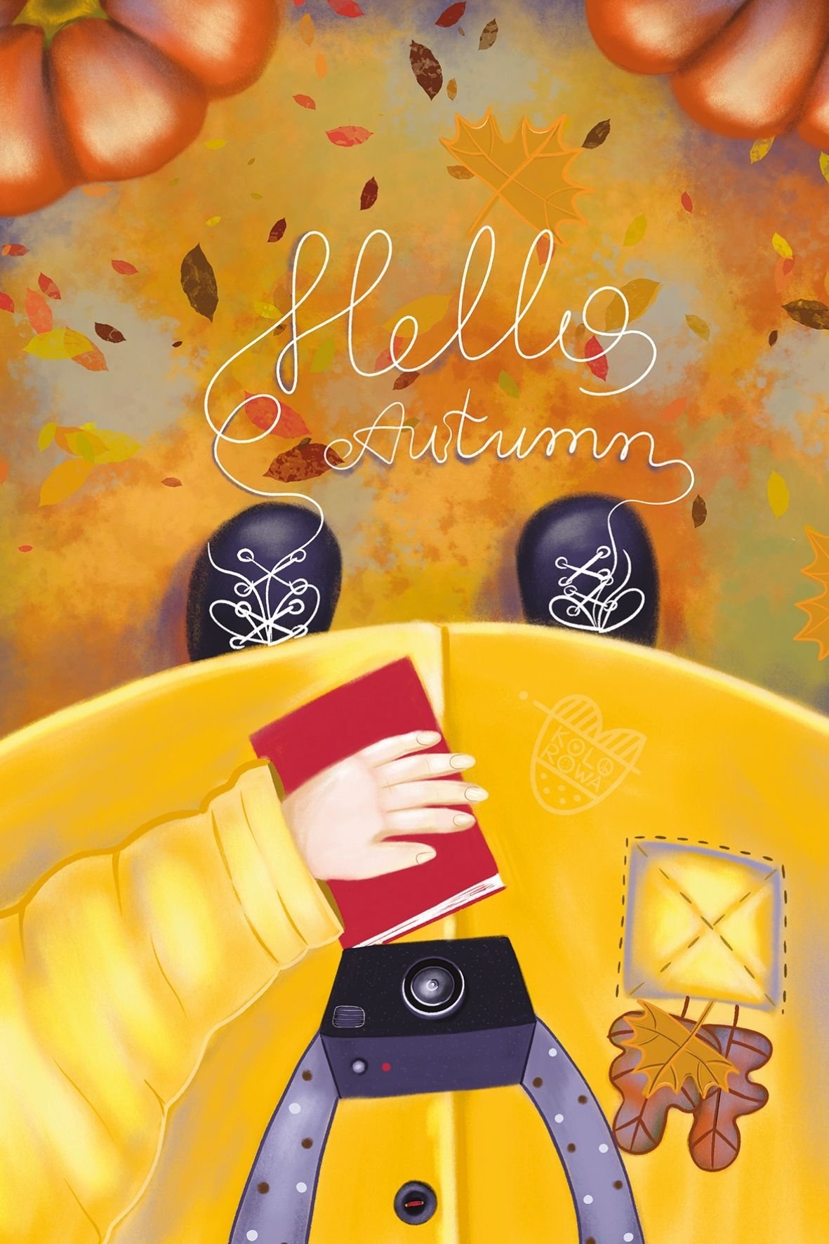 Postcard #2470: Hello Autumn Walk