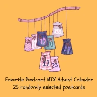 25 Random Favorite Postcards - Mix Advent Calendar 2026