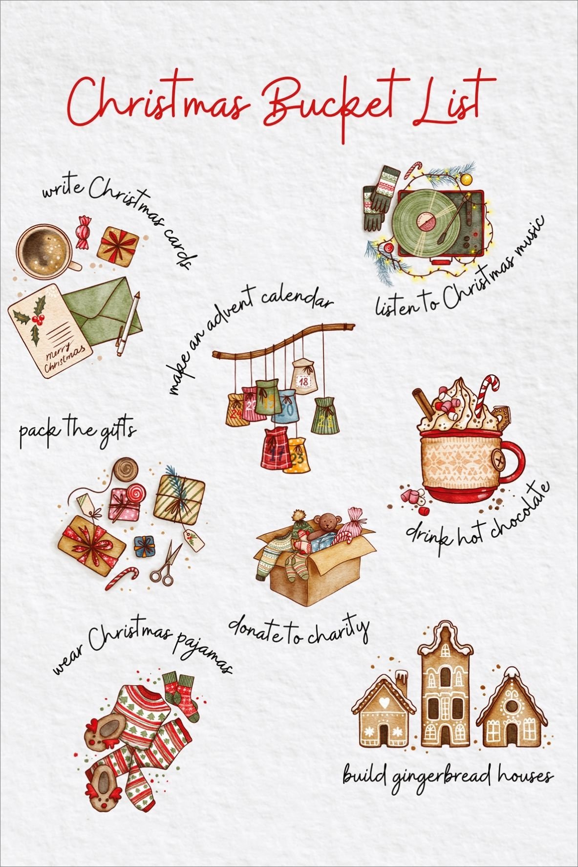 Postcard #2478: Christmas Bucket List