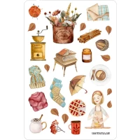 Sticker sheet #033: cozy autumn